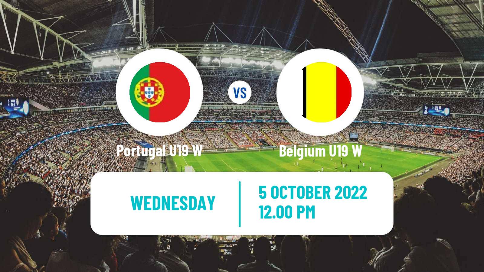 Soccer UEFA Euro U19 Women Portugal U19 W - Belgium U19 W