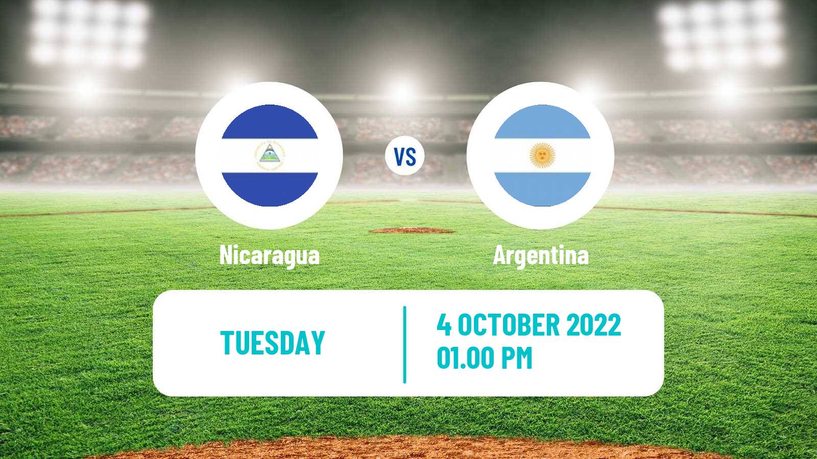 Baseball World Baseball Classic Nicaragua - Argentina