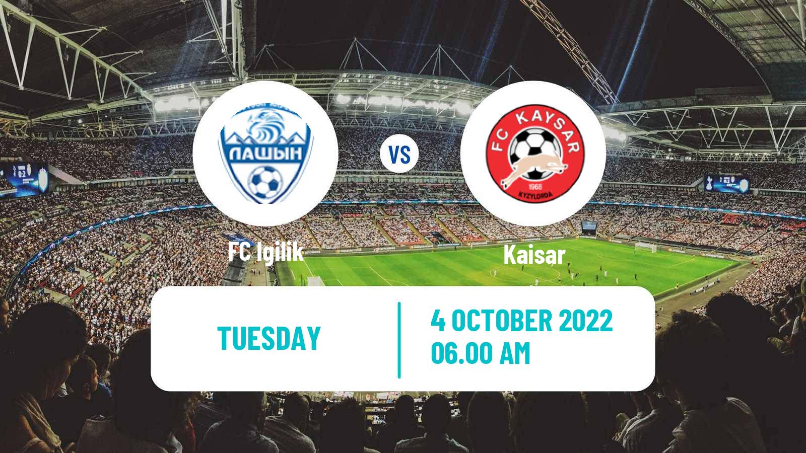 Soccer Kazakh First Division Igilik - Kaisar