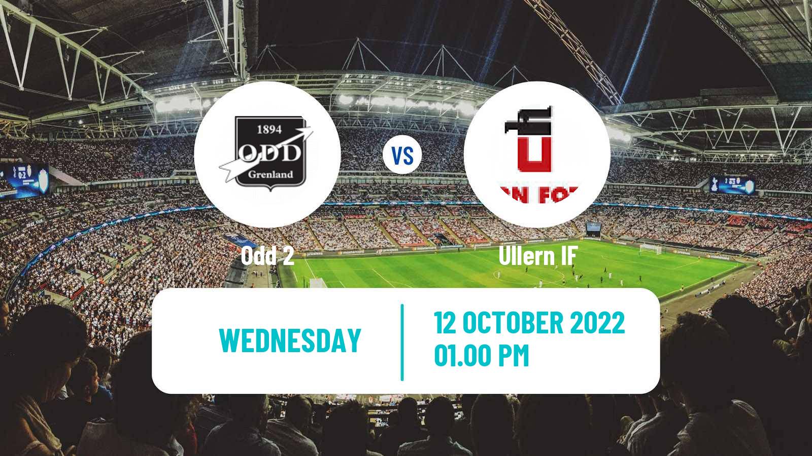 Football Norwegian Division 2 - Group 1 Odd 2 - Ullern