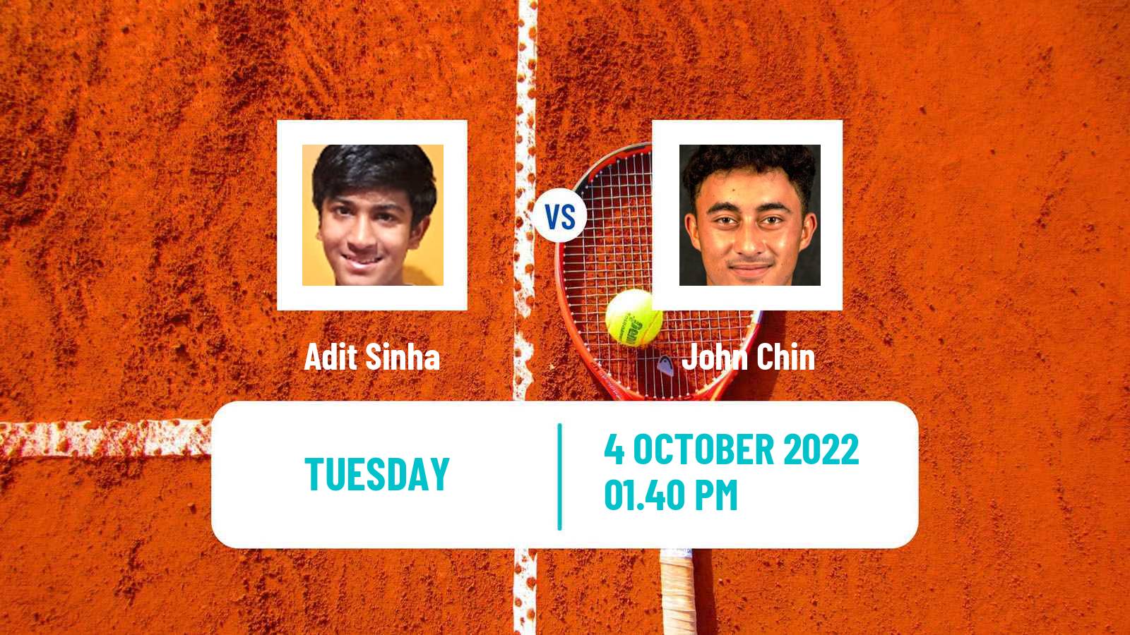 Tennis ITF Tournaments Adit Sinha - John Chin