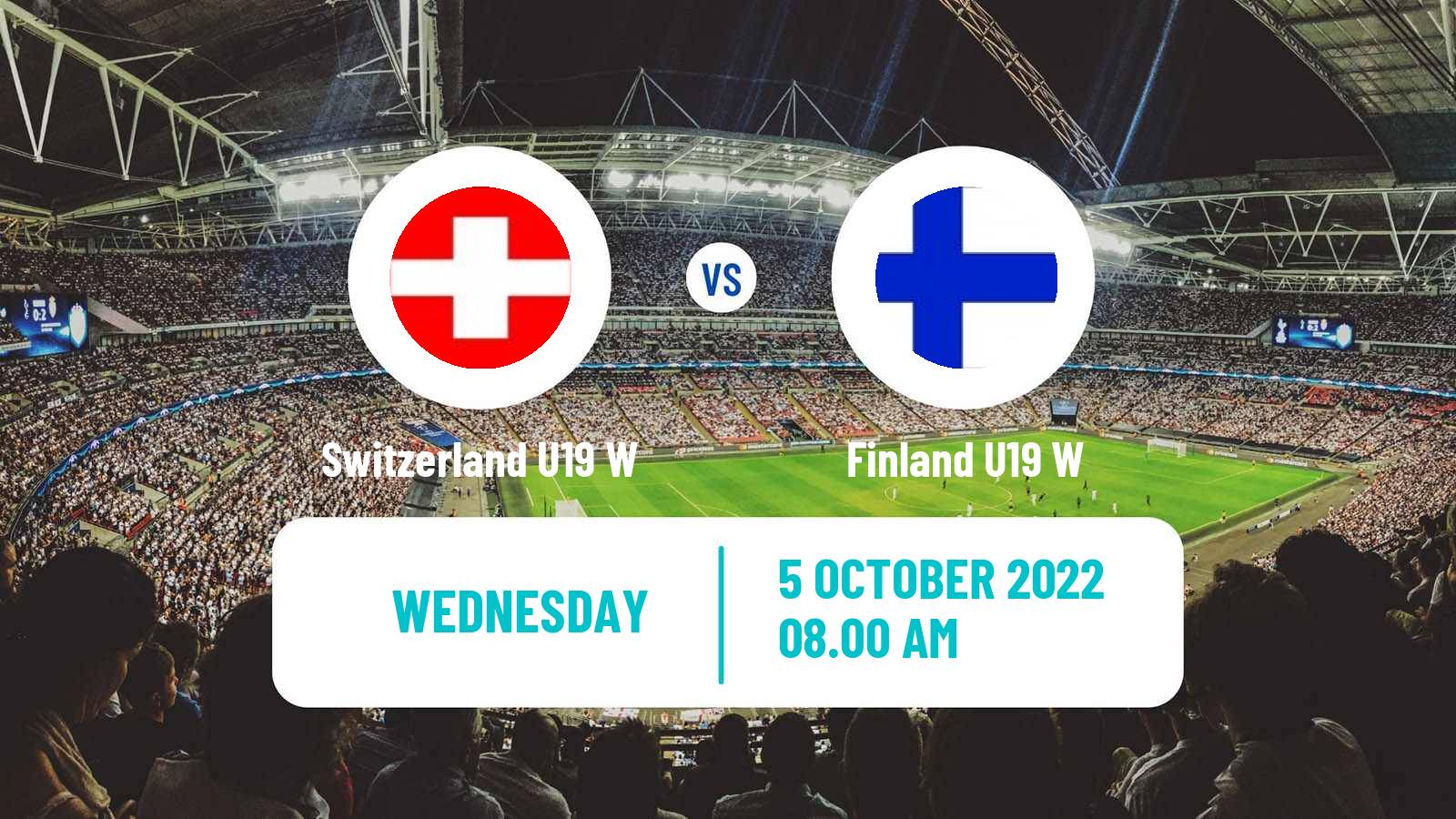 Soccer UEFA Euro U19 Women Switzerland U19 W - Finland U19 W