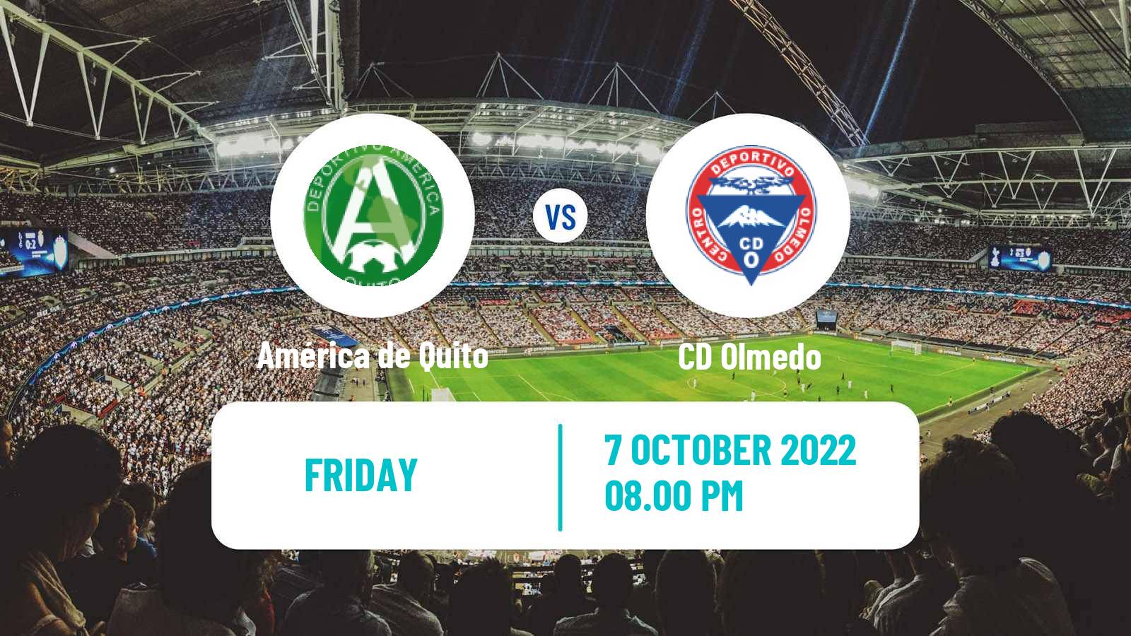 Soccer Ecuadorian Serie B América de Quito - Olmedo