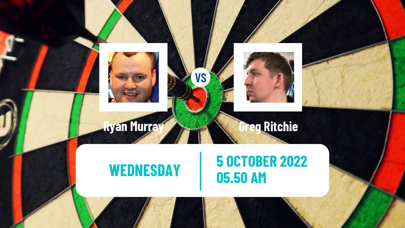 Darts Darts Ryan Murray - Greg Ritchie