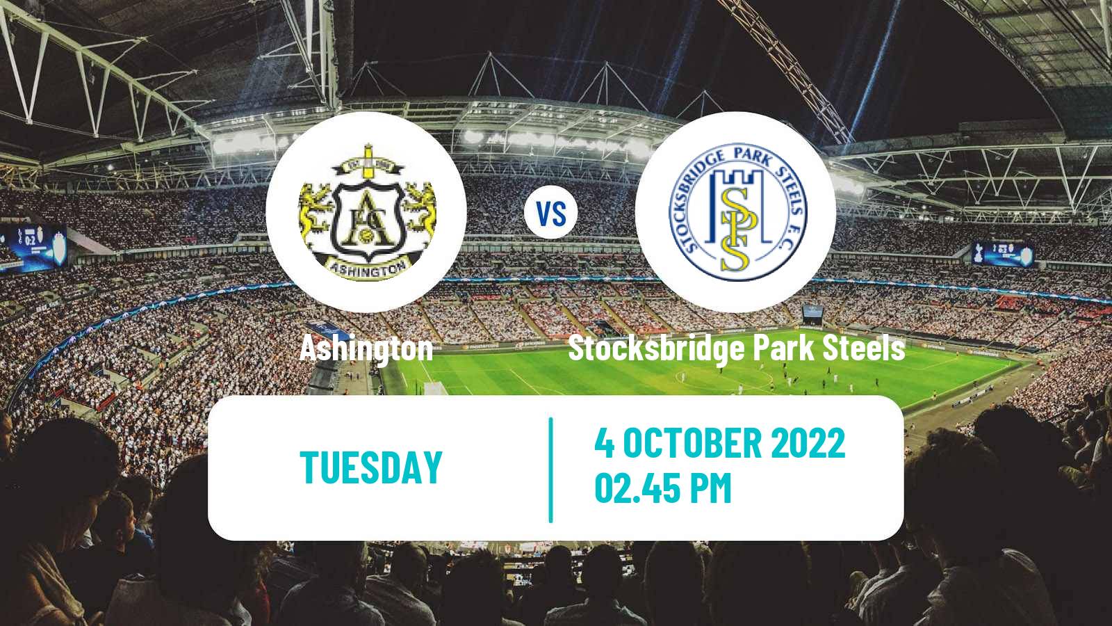 Soccer English FA Cup Ashington - Stocksbridge Park Steels