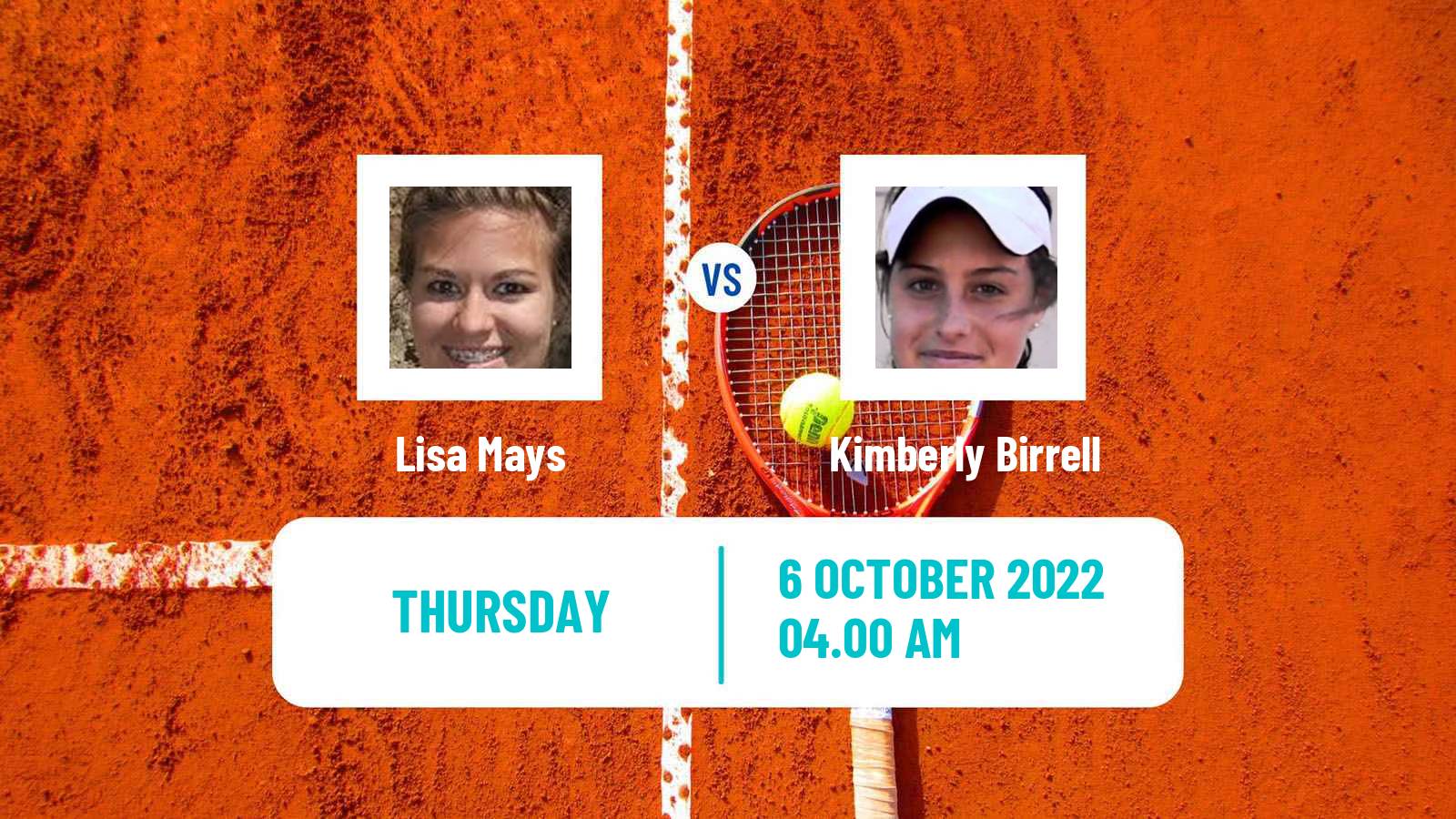 Tennis ITF Tournaments Lisa Mays - Kimberly Birrell