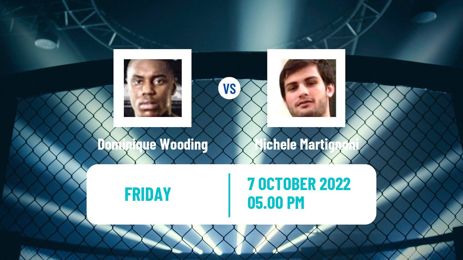 MMA MMA Dominique Wooding - Michele Martignoni