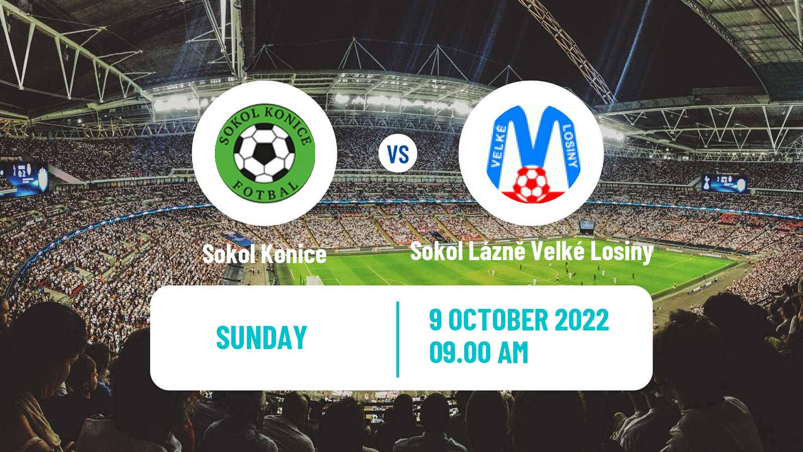 Soccer Czech Olomoucky KP Sokol Konice - Sokol Lázně Velké Losiny