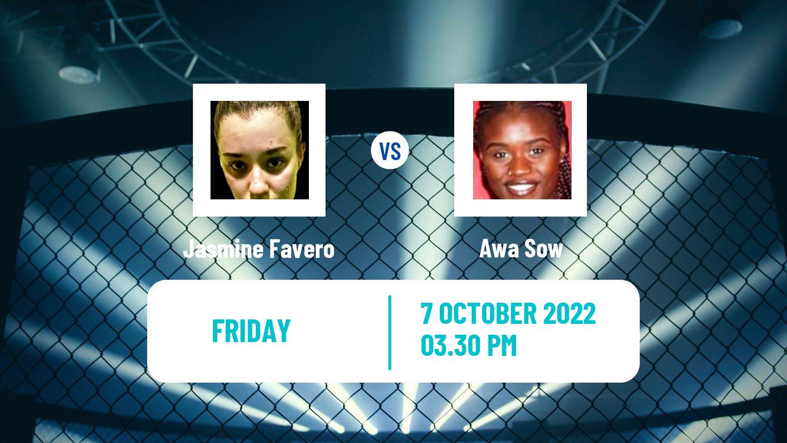 MMA MMA Jasmine Favero - Awa Sow