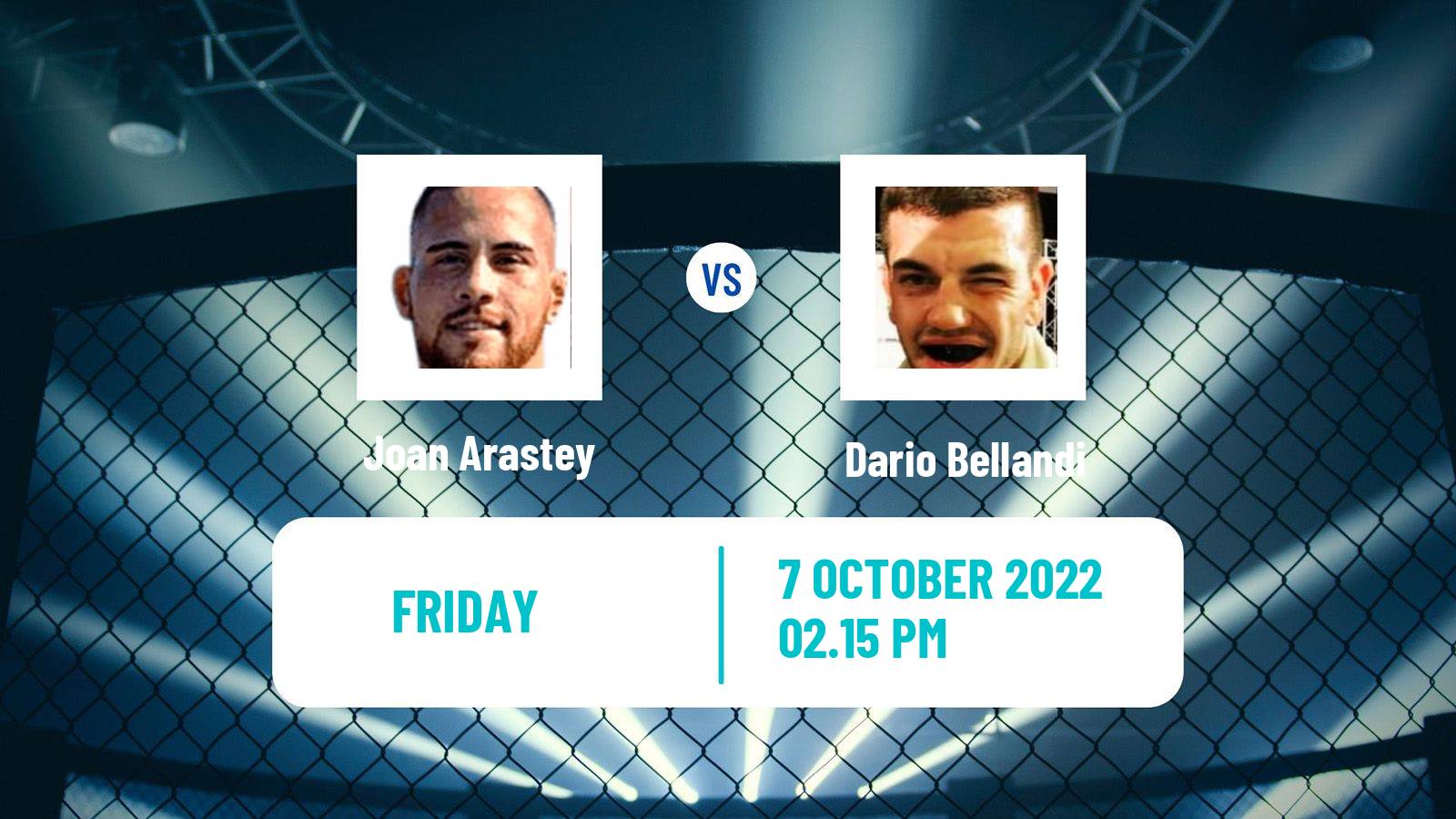 MMA MMA Joan Arastey - Dario Bellandi