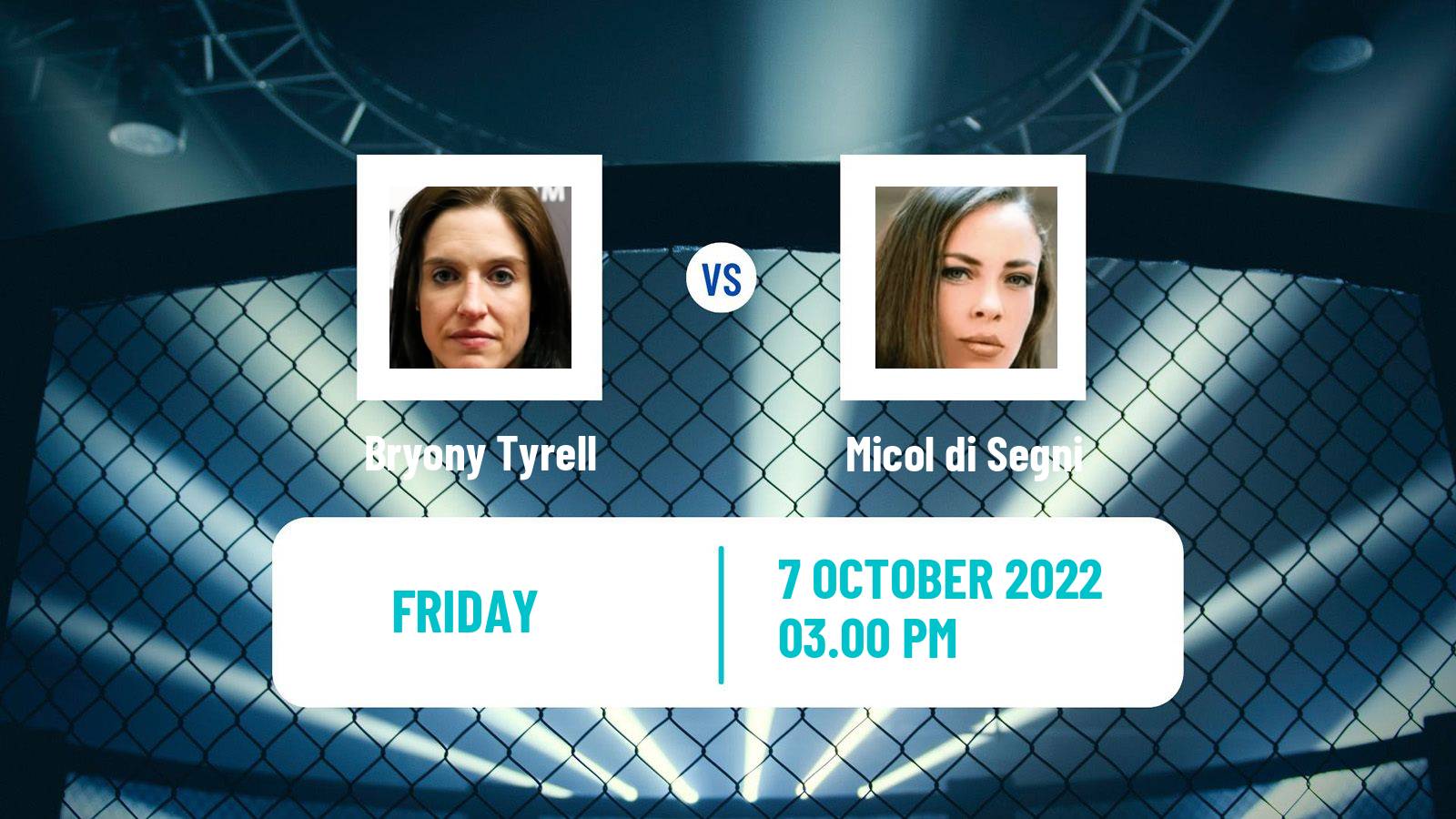 MMA MMA Bryony Tyrell - Micol di Segni