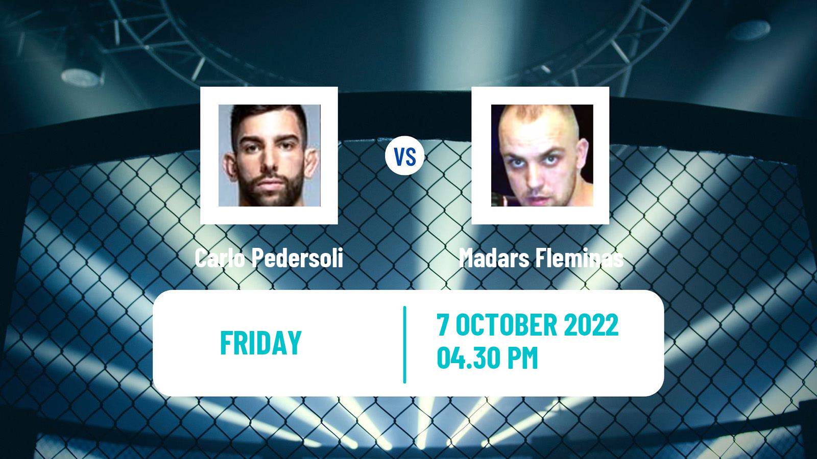 MMA MMA Carlo Pedersoli - Madars Fleminas