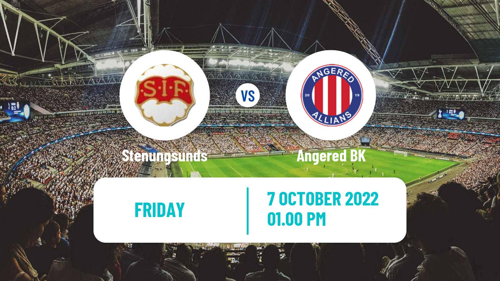 Football Swedish Division 2 - Norra Götaland Stenungsunds - Angered