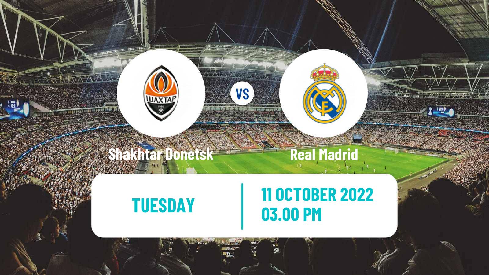 Soccer UEFA Champions League Shakhtar Donetsk - Real Madrid