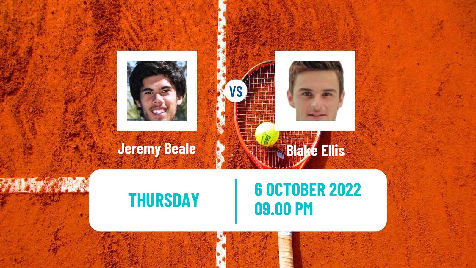 Tennis ITF Tournaments Jeremy Beale - Blake Ellis