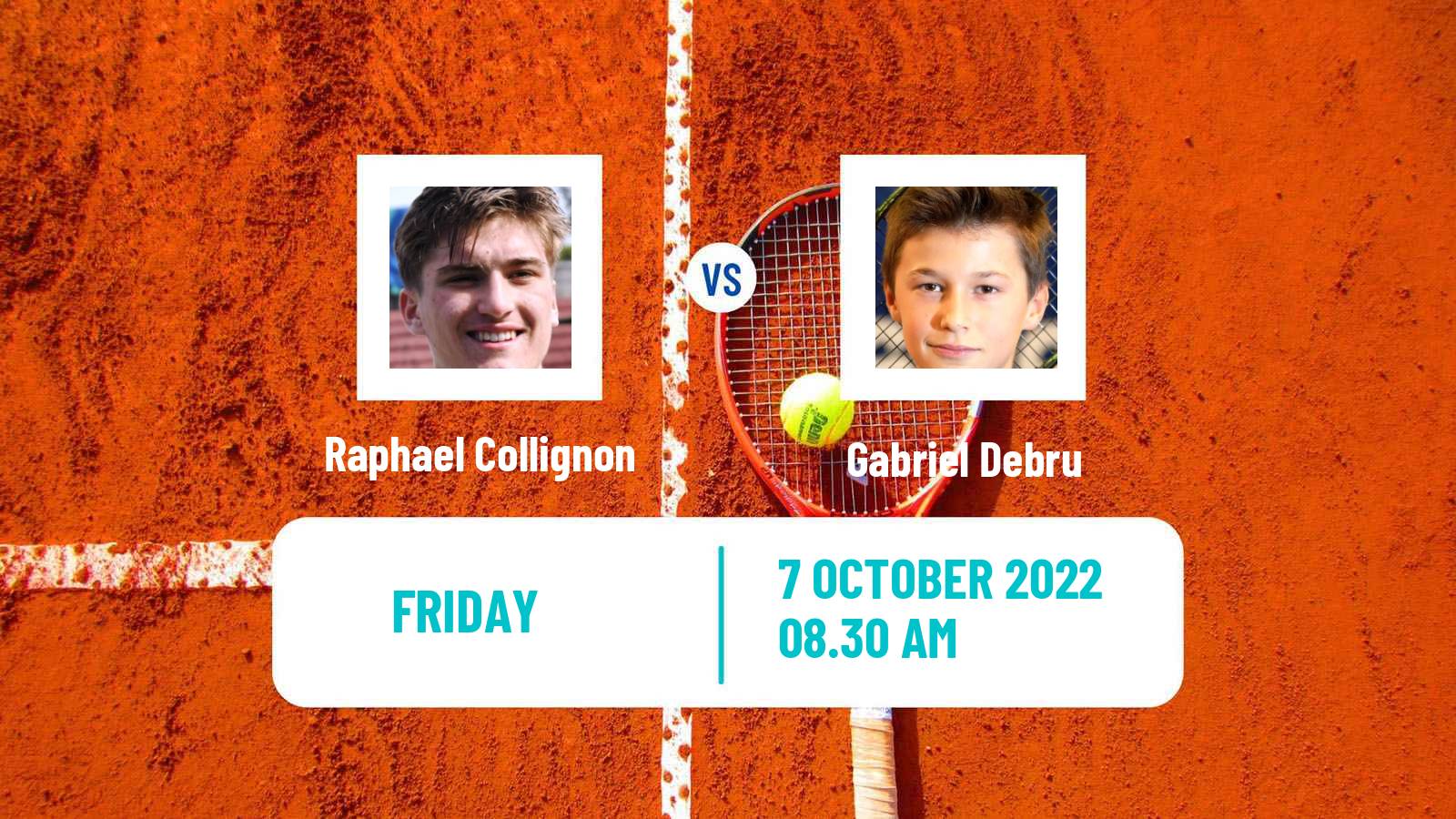 Tennis ITF Tournaments Raphael Collignon - Gabriel Debru
