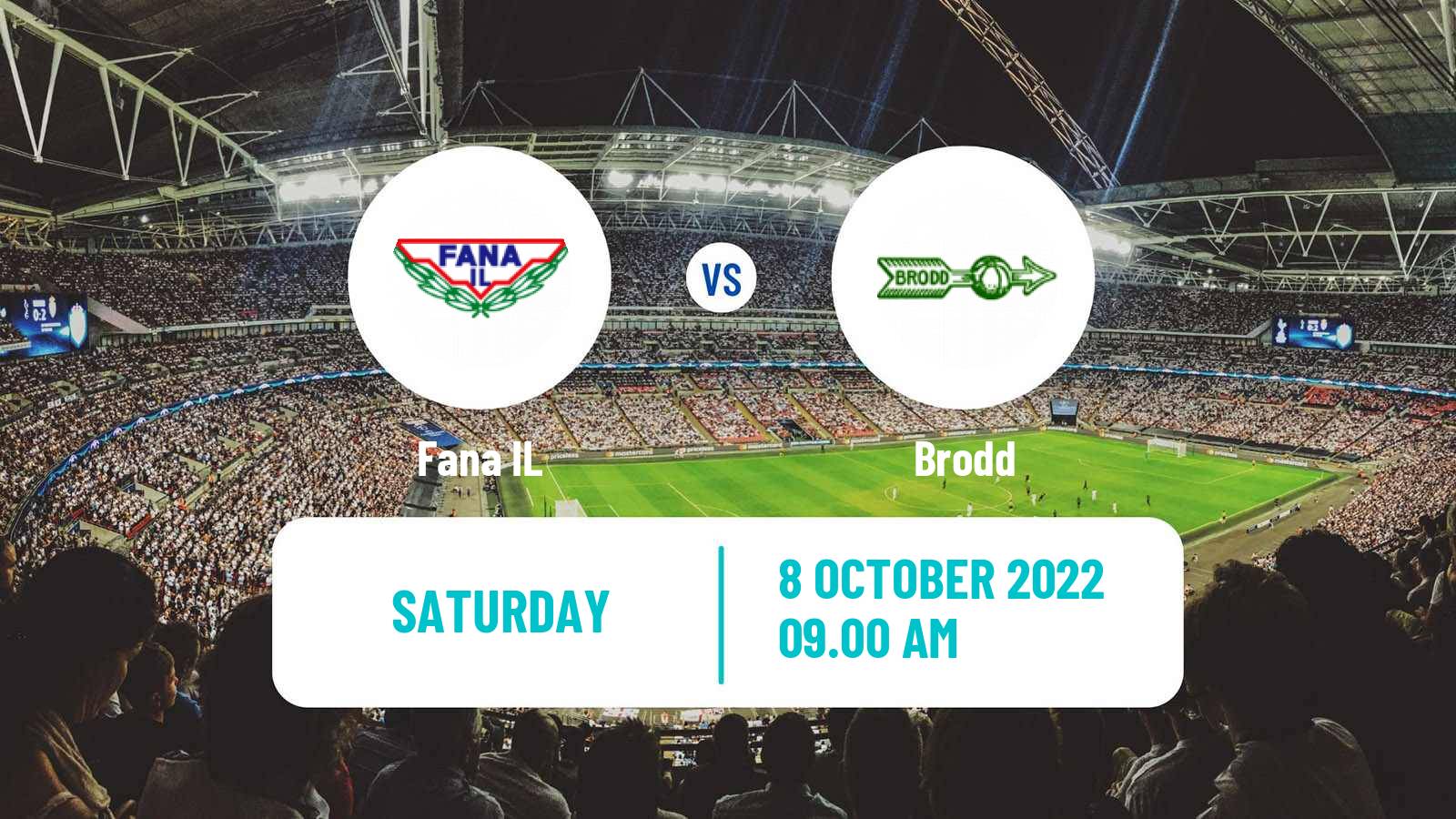 Football Norwegian Division 3 - Group 3 Fana - Brodd