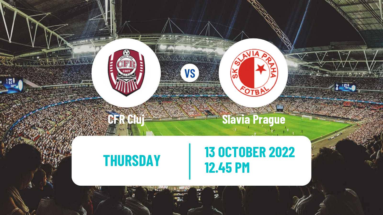 Soccer UEFA Europa Conference League CFR Cluj - Slavia Prague