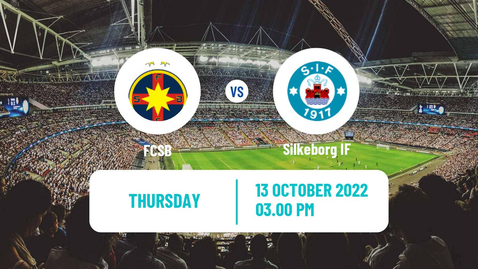 Soccer UEFA Europa Conference League FCSB - Silkeborg IF