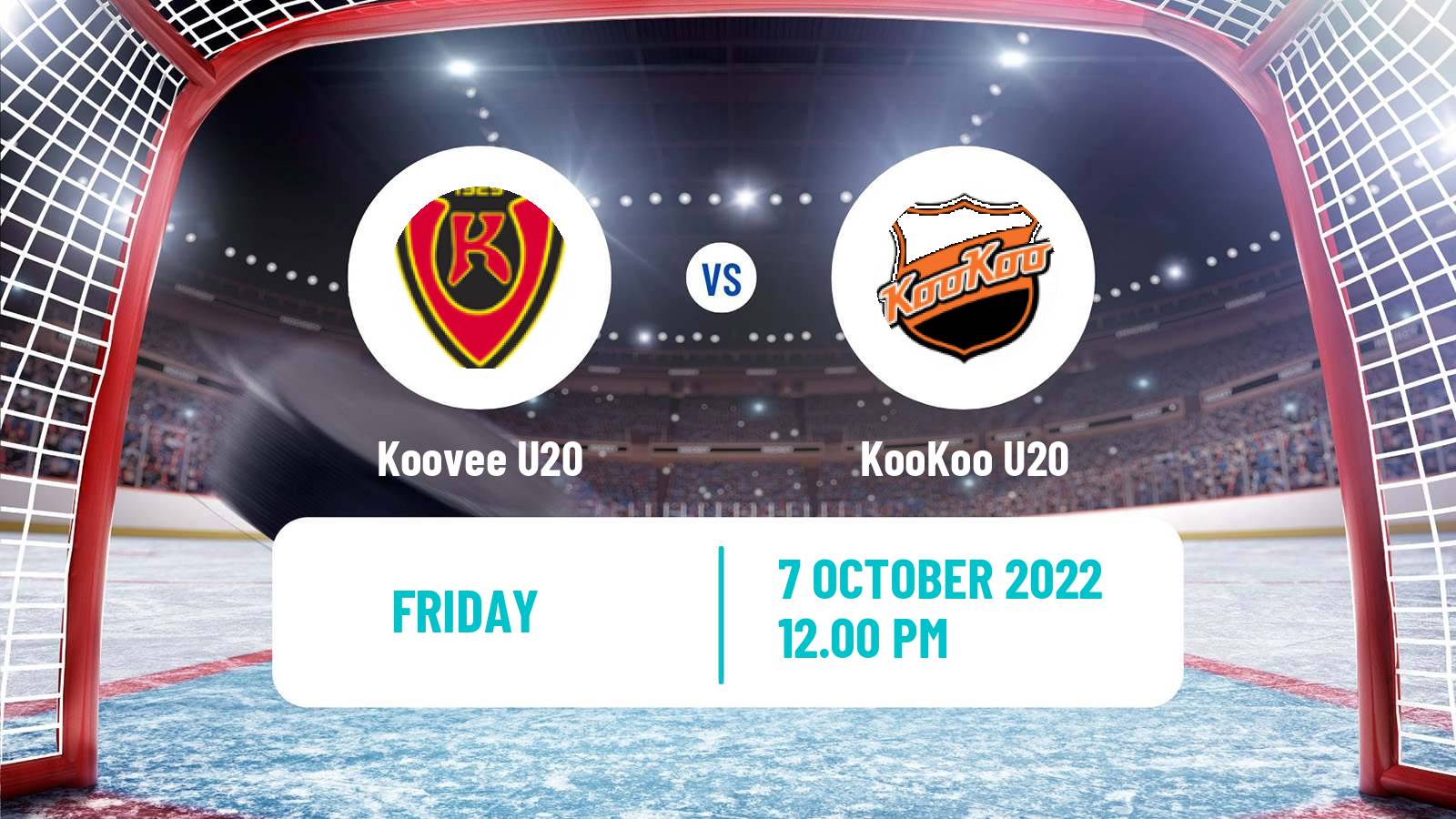 Hockey Finnish SM-sarja U20 Koovee U20 - KooKoo U20
