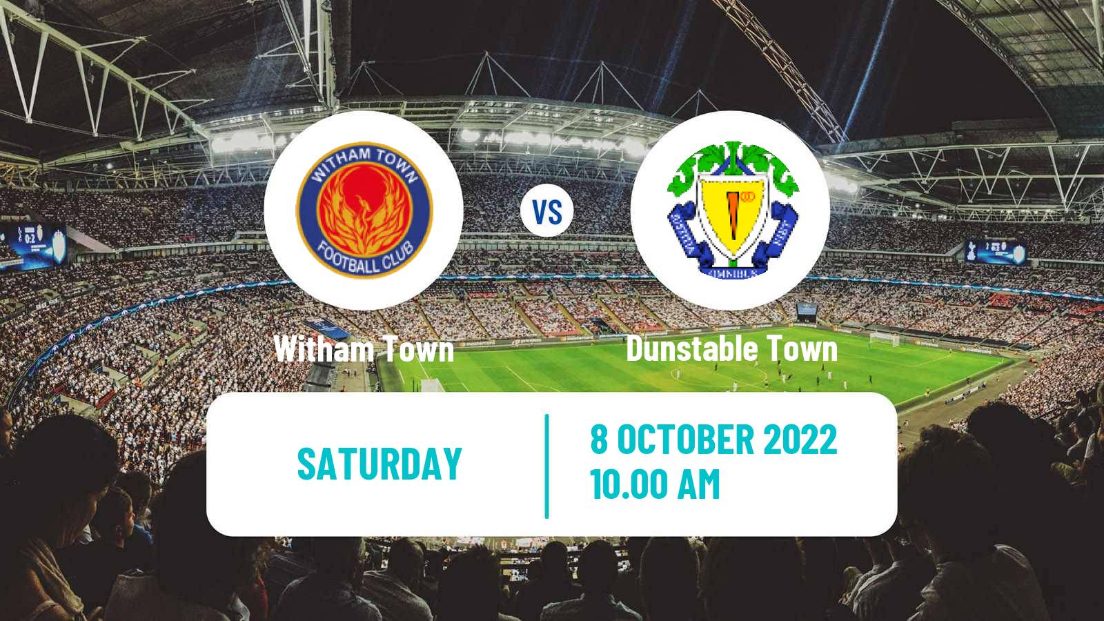 Soccer English FA Trophy Witham Town - Dunstable Town