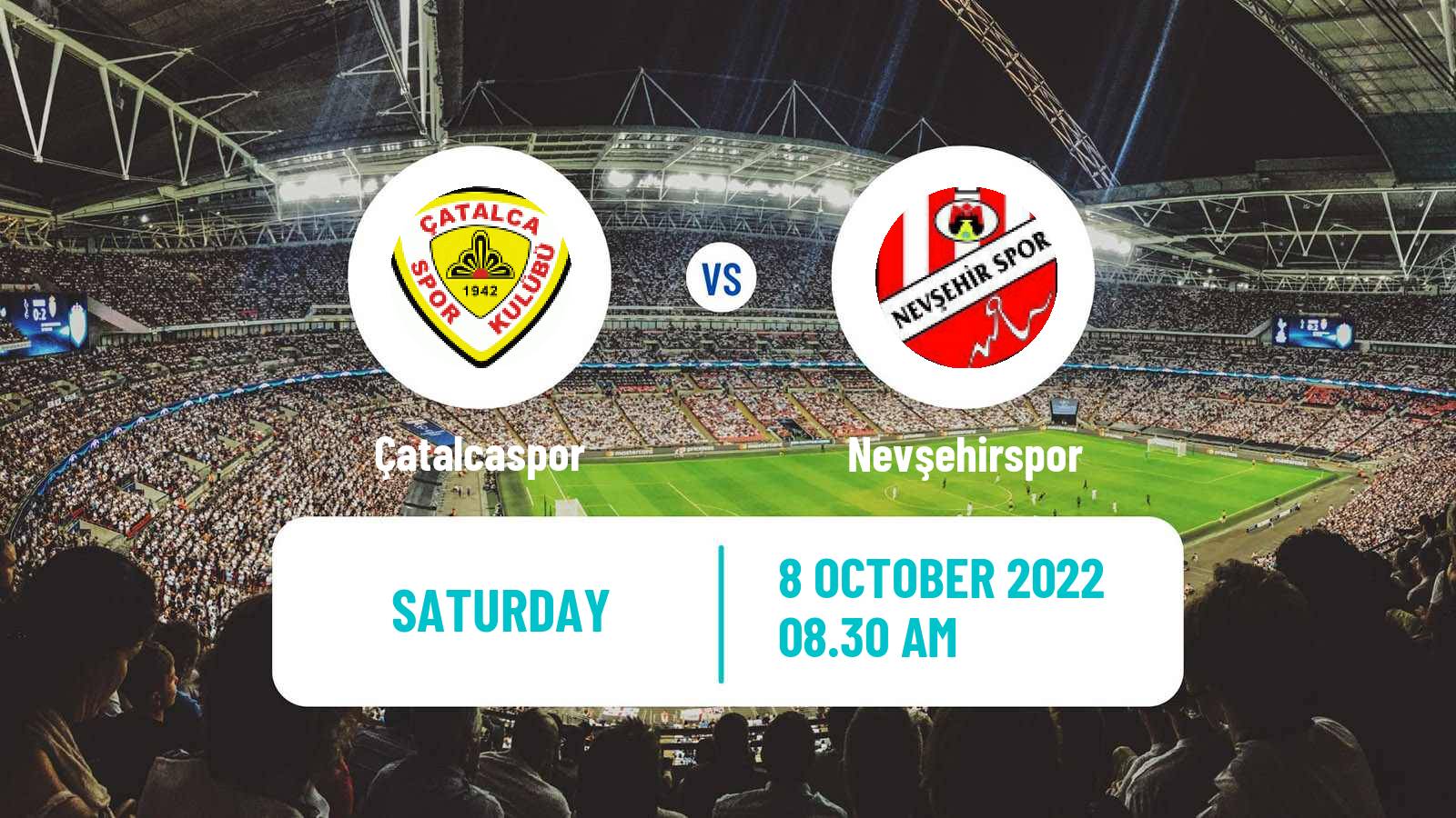 Soccer Turkish 3 Lig Group 1 Çatalcaspor - Nevşehirspor