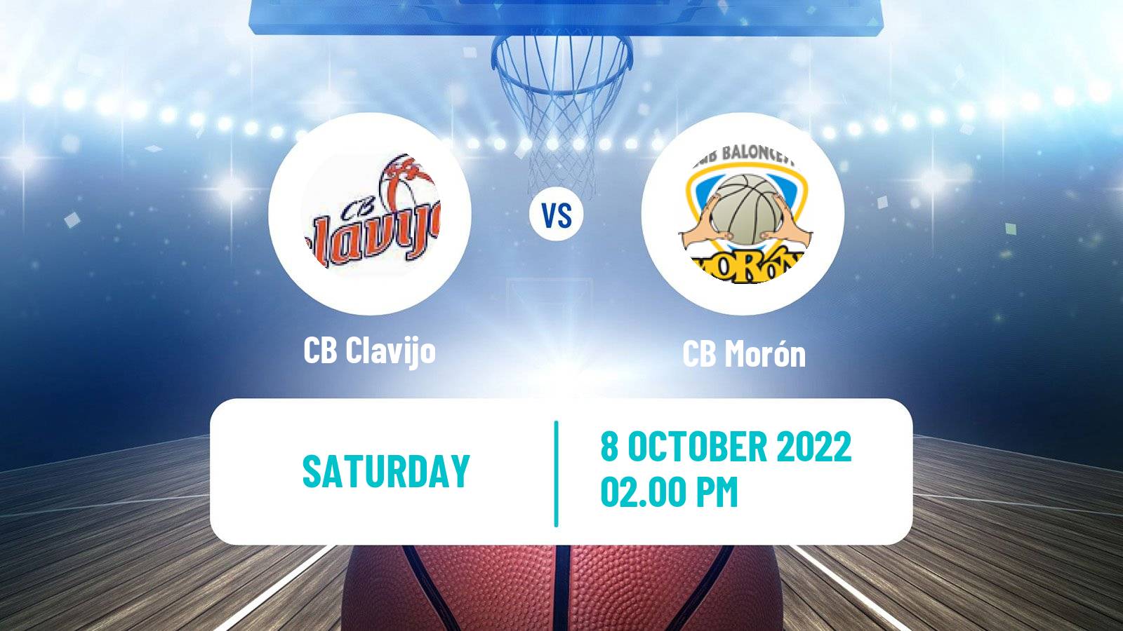 Basketball Spanish LEB Plata Clavijo - Morón