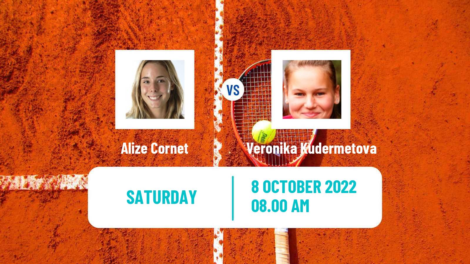 Tennis WTA Monastir Alize Cornet - Veronika Kudermetova