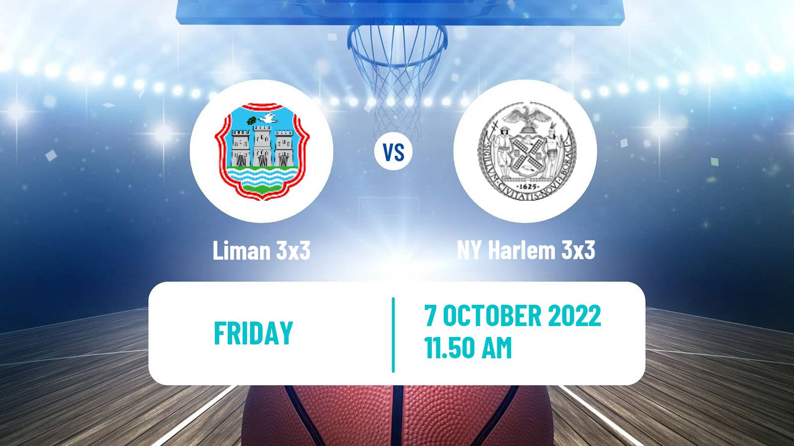Basketball World Tour Paris 3x3 Liman 3x3 - NY Harlem 3x3