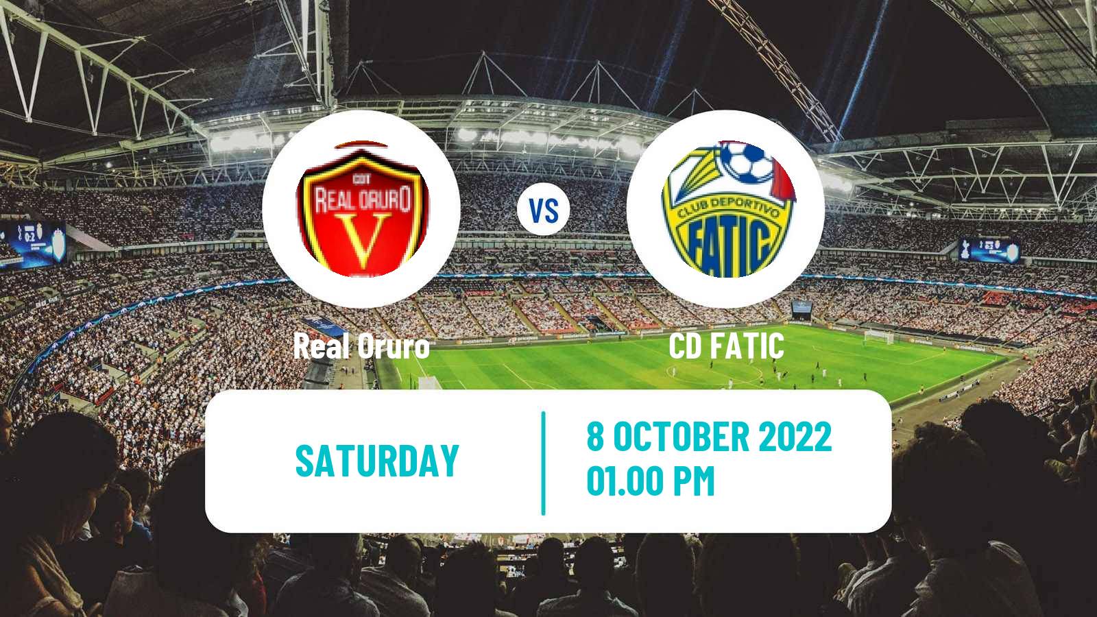 Soccer Bolivian Nacional B Real Oruro - FATIC