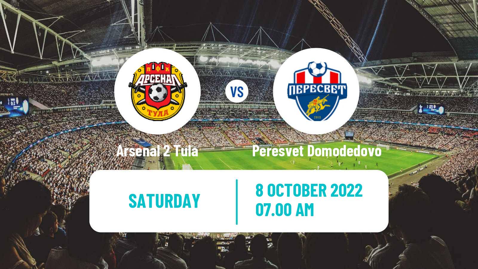 Soccer Russian FNL 2 Group 3 Arsenal 2 Tula - Peresvet Domodedovo