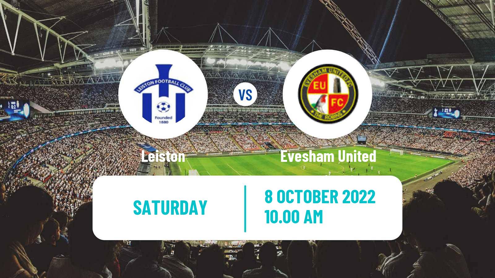 Soccer English FA Trophy Leiston - Evesham United