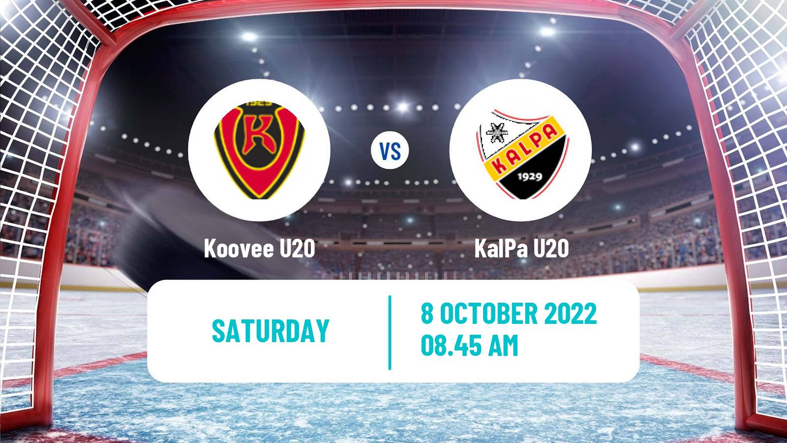 Hockey Finnish SM-sarja U20 Koovee U20 - KalPa U20
