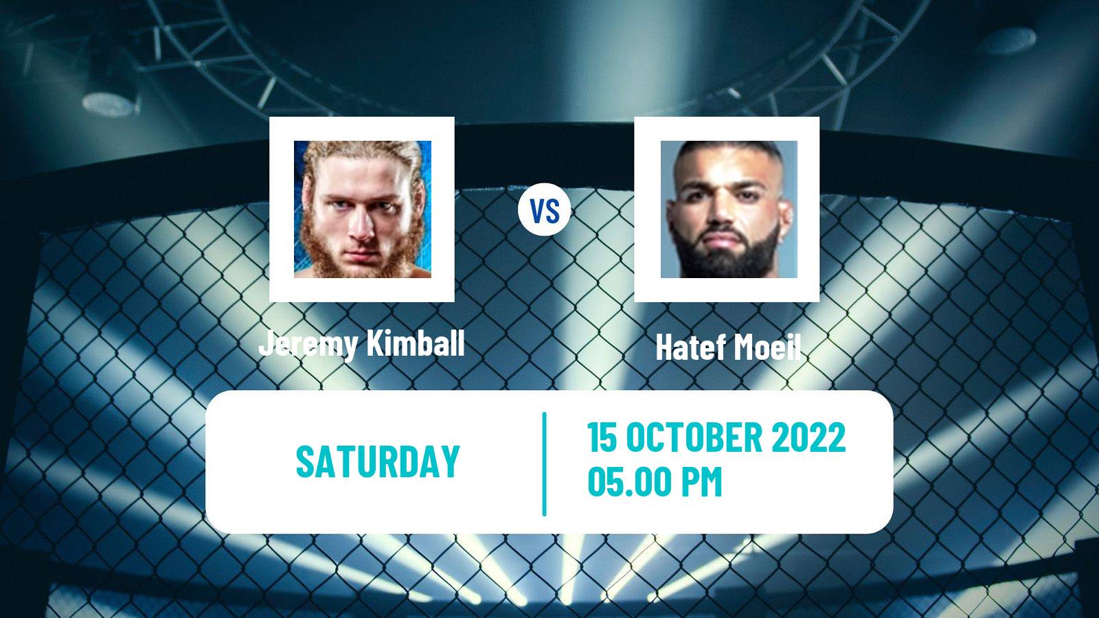 MMA MMA Jeremy Kimball - Hatef Moeil