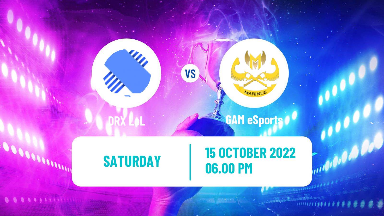 Esports eSports DRX - GAM eSports