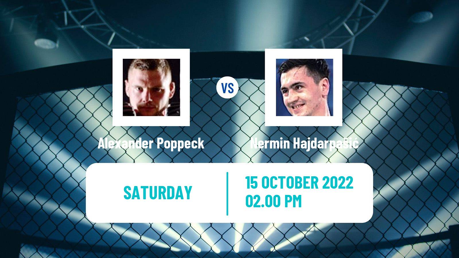 MMA MMA Alexander Poppeck - Nermin Hajdarpašić