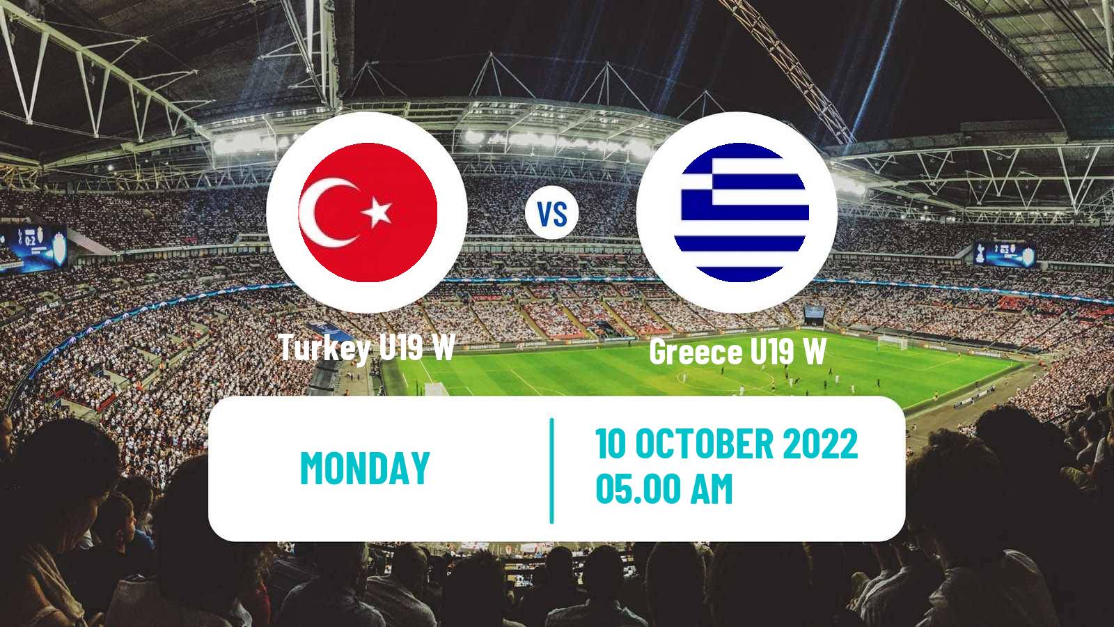 Soccer UEFA Euro U19 Women Turkey U19 W - Greece U19 W