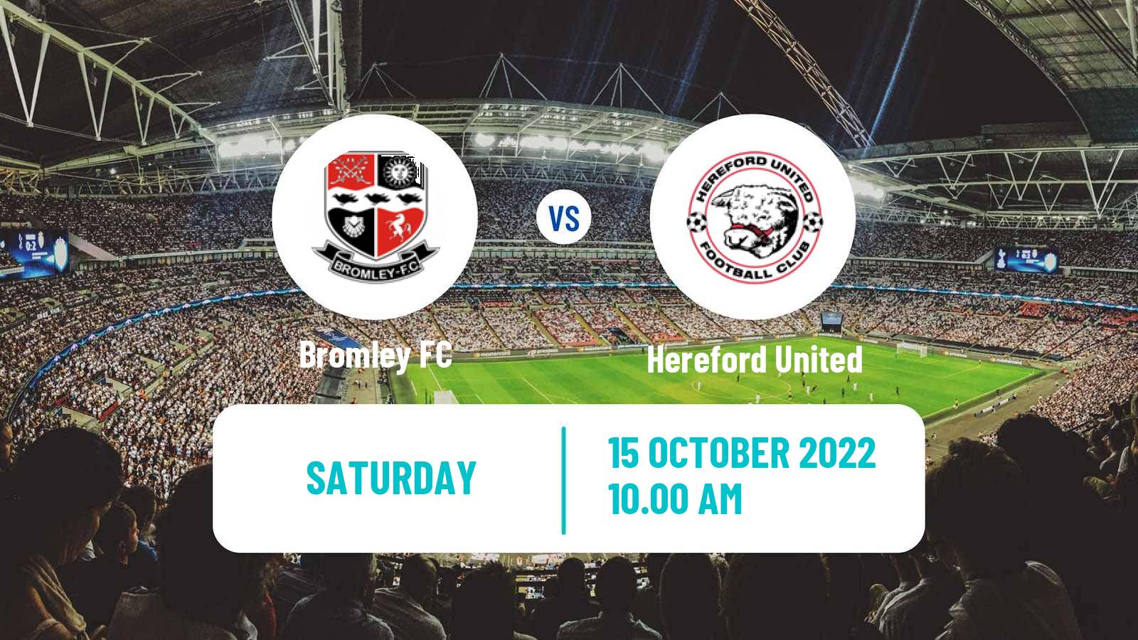 Soccer English FA Cup Bromley - Hereford