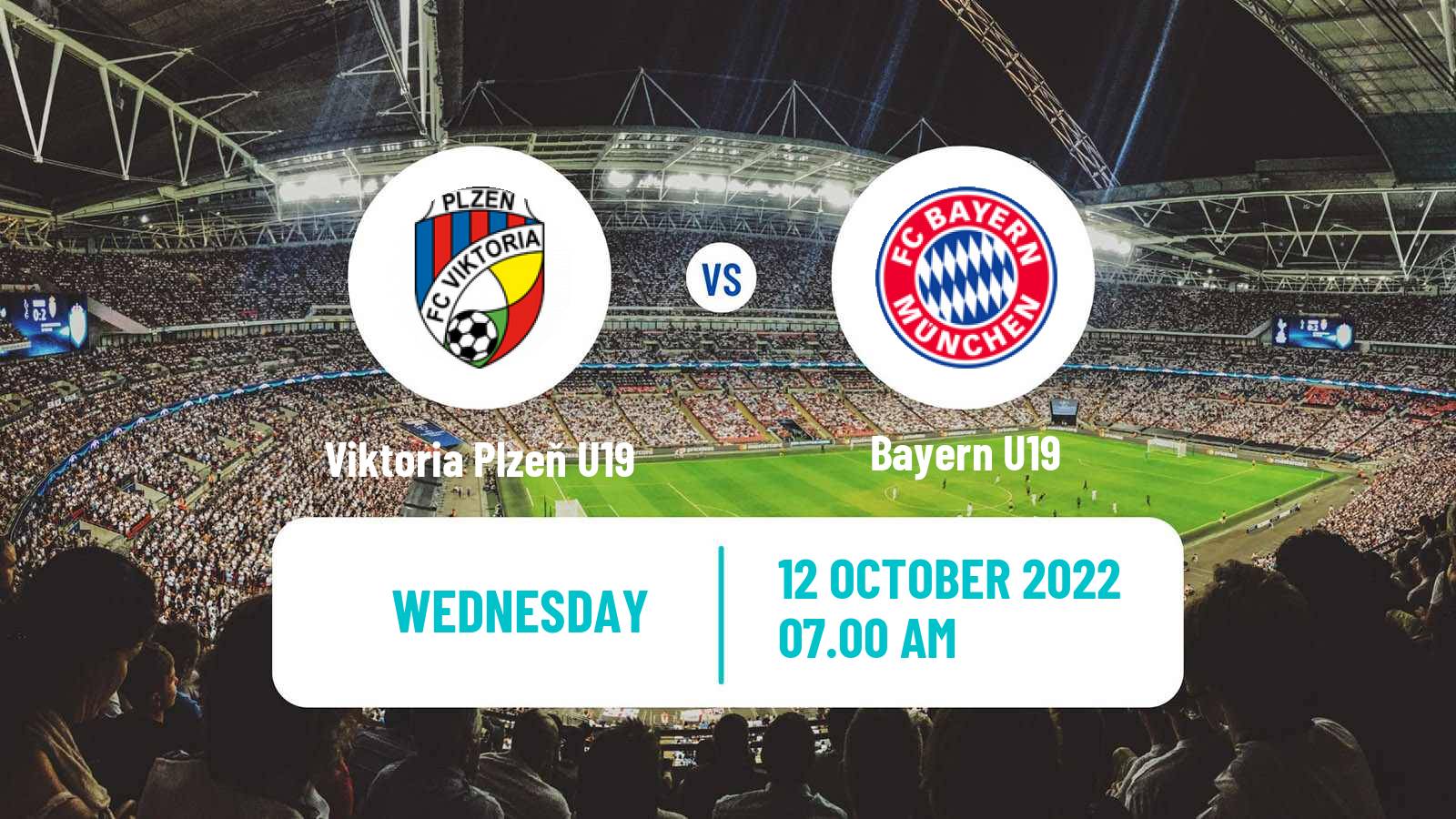 Soccer UEFA Youth League Viktoria Plzeň U19 - Bayern U19