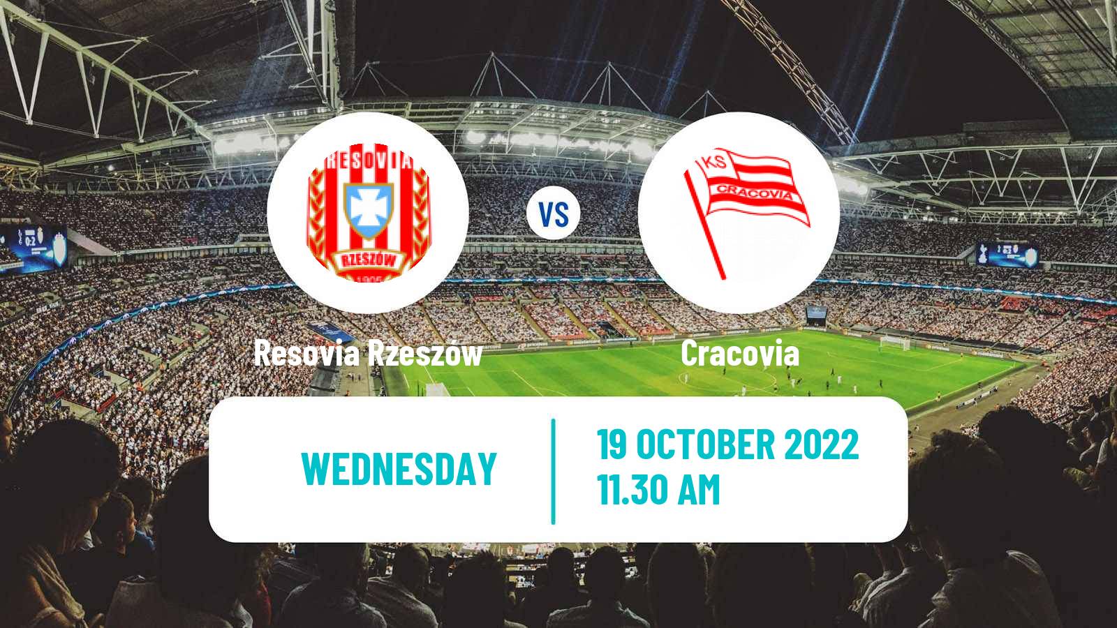 Soccer Polish Cup Resovia Rzeszów - Cracovia