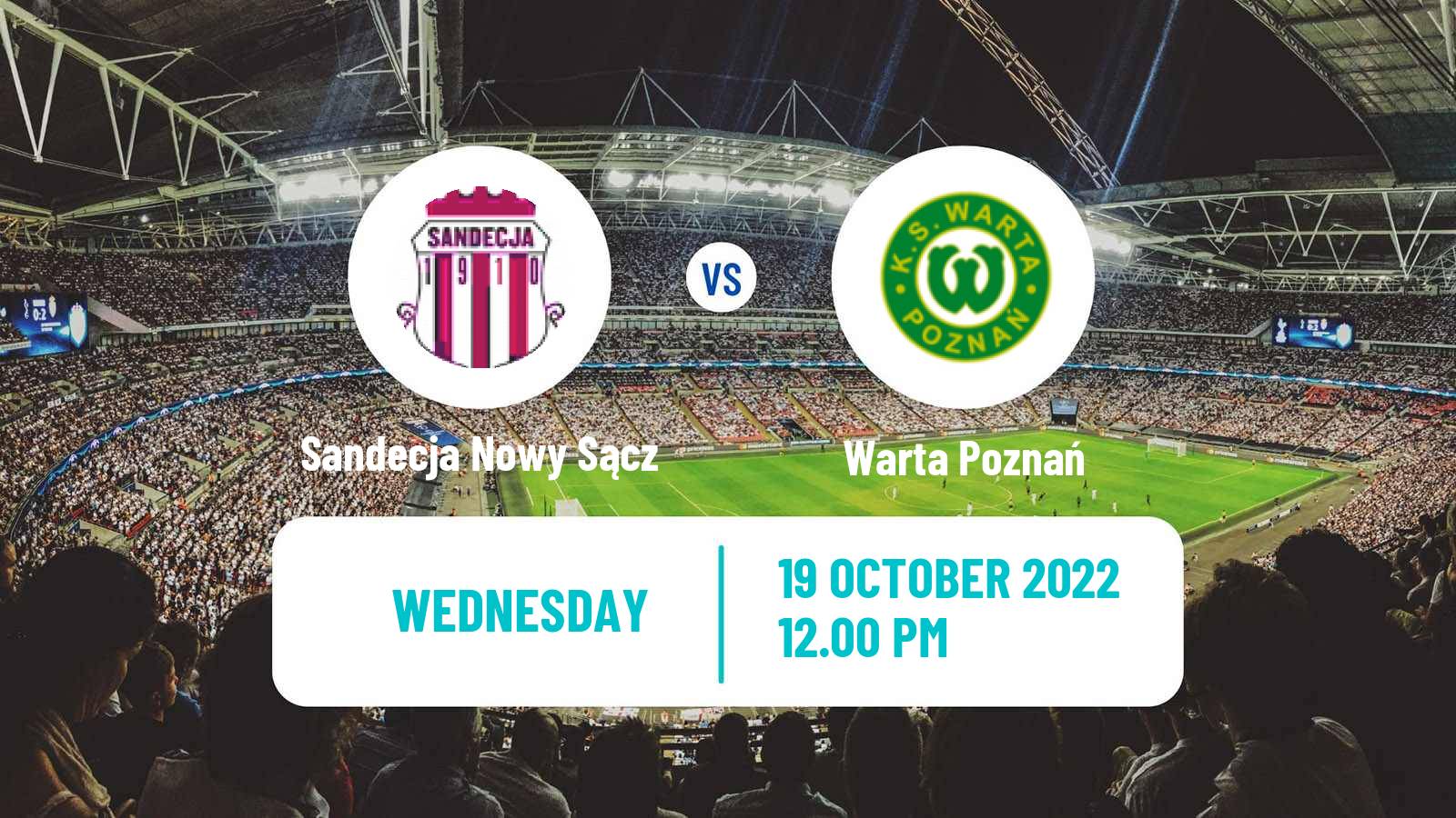 Soccer Polish Cup Sandecja Nowy Sącz - Warta Poznań