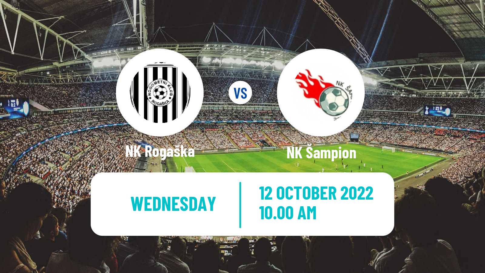 Soccer Slovenian Cup Rogaška - Šampion