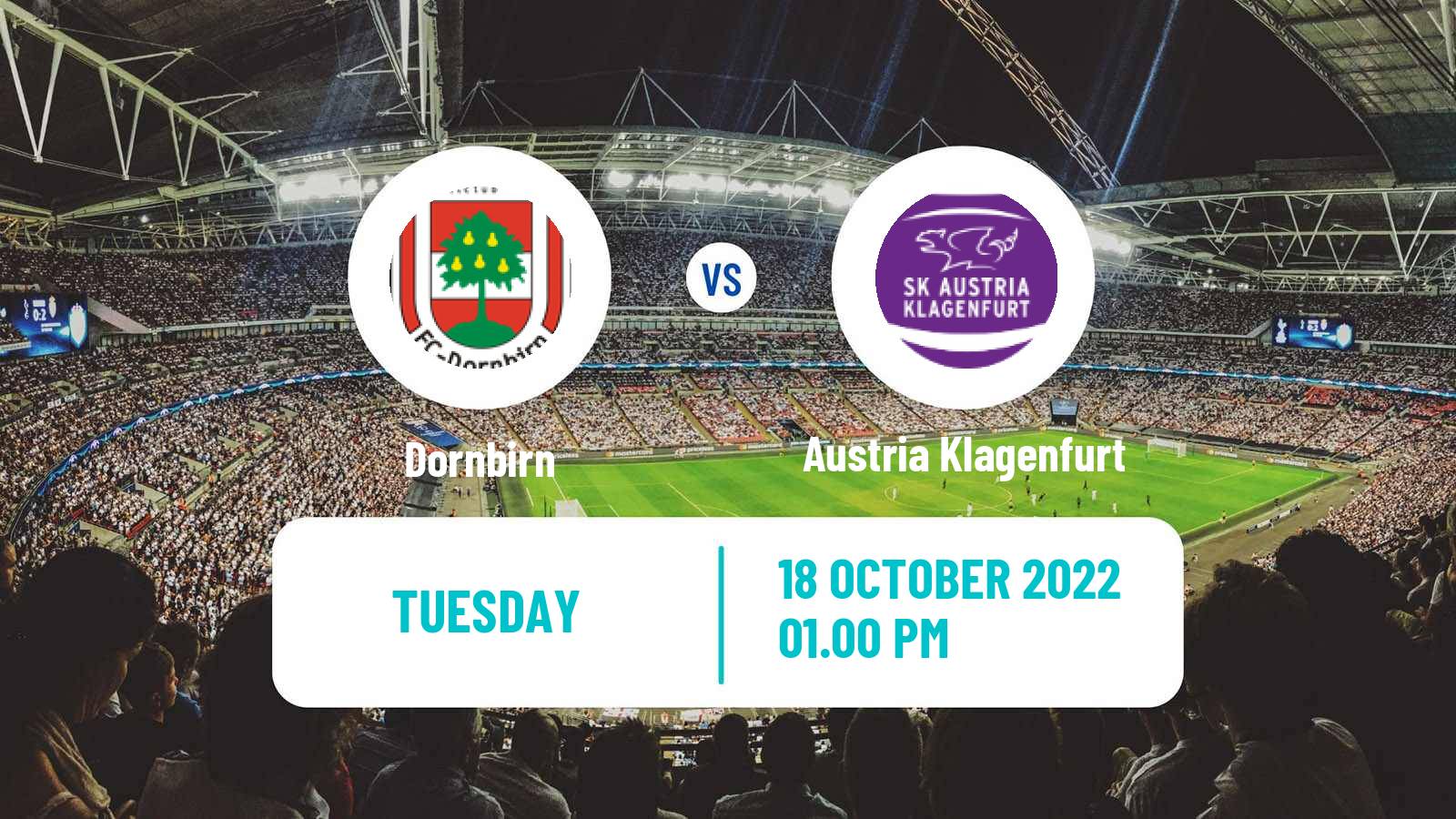 Soccer Austrian OFB Cup Dornbirn - Austria Klagenfurt