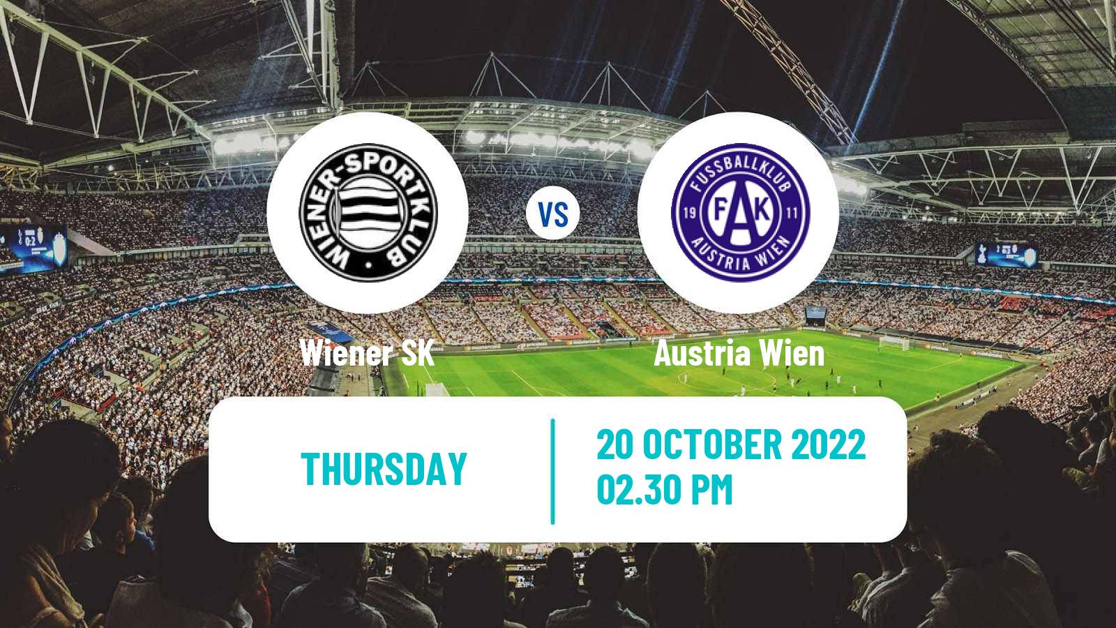 Soccer Austrian OFB Cup Wiener - Austria Wien
