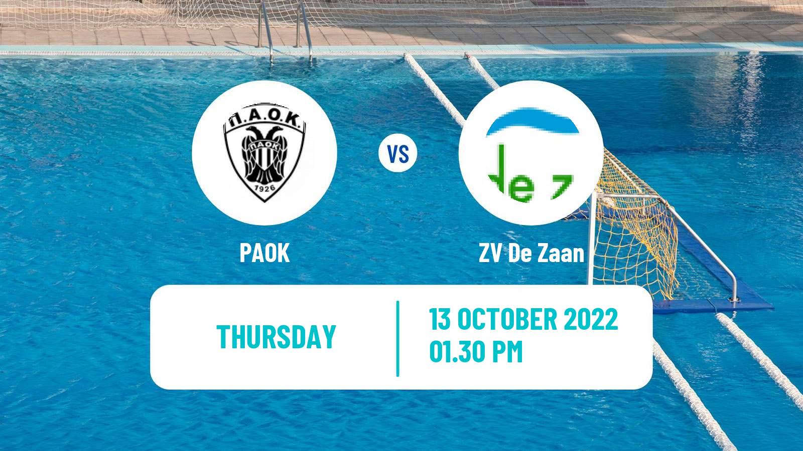 Water polo Euro Cup Water Polo PAOK - De Zaan