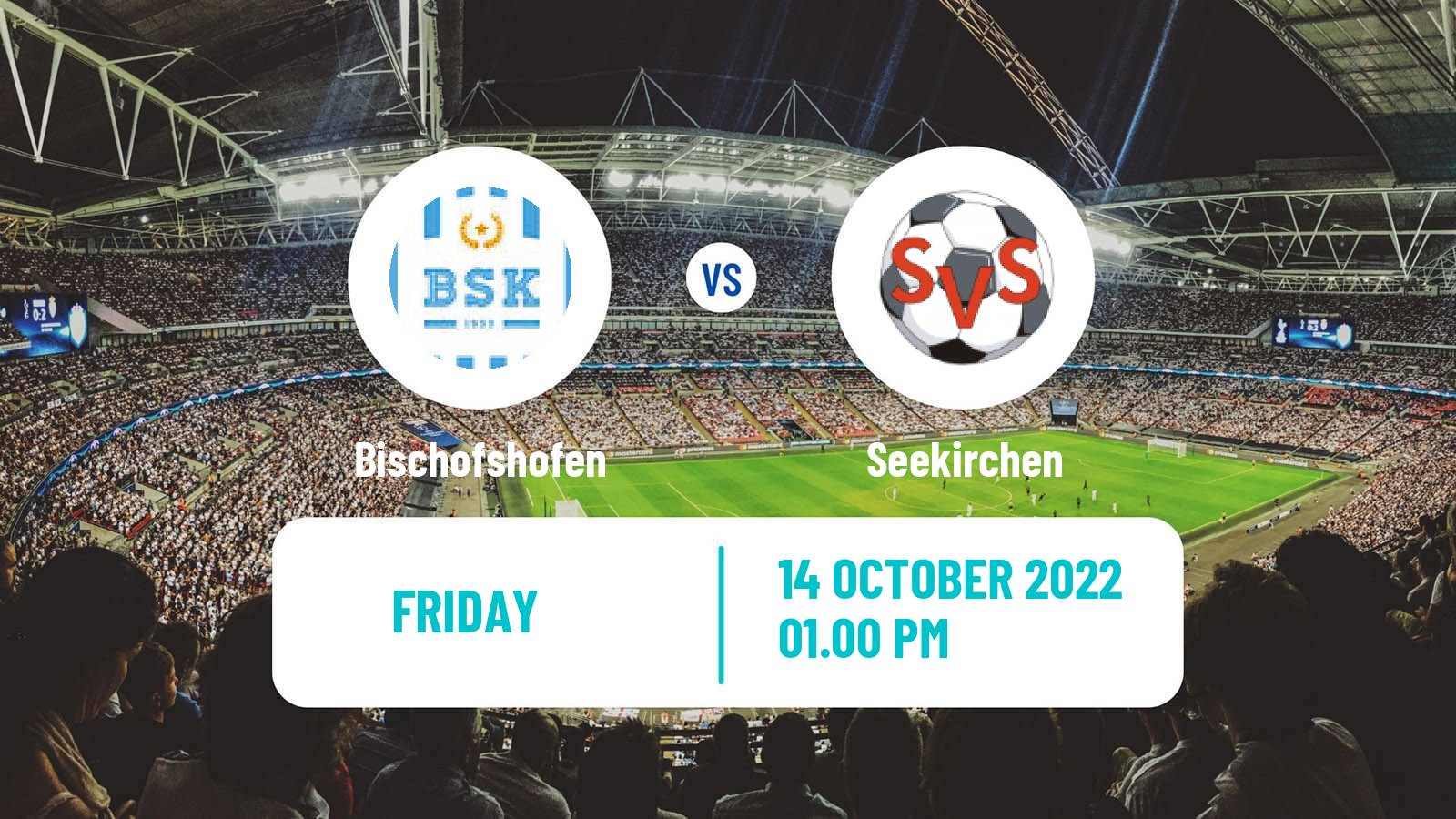Soccer Austrian Regionalliga West - Salzburg Bischofshofen - Seekirchen
