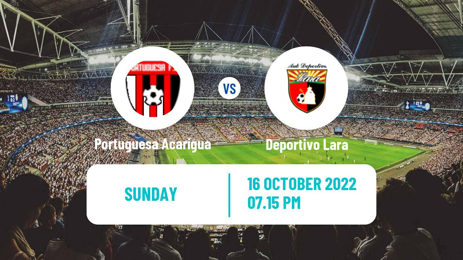 Soccer Venezuelan Primera Division Portuguesa Acarígua - Deportivo Lara