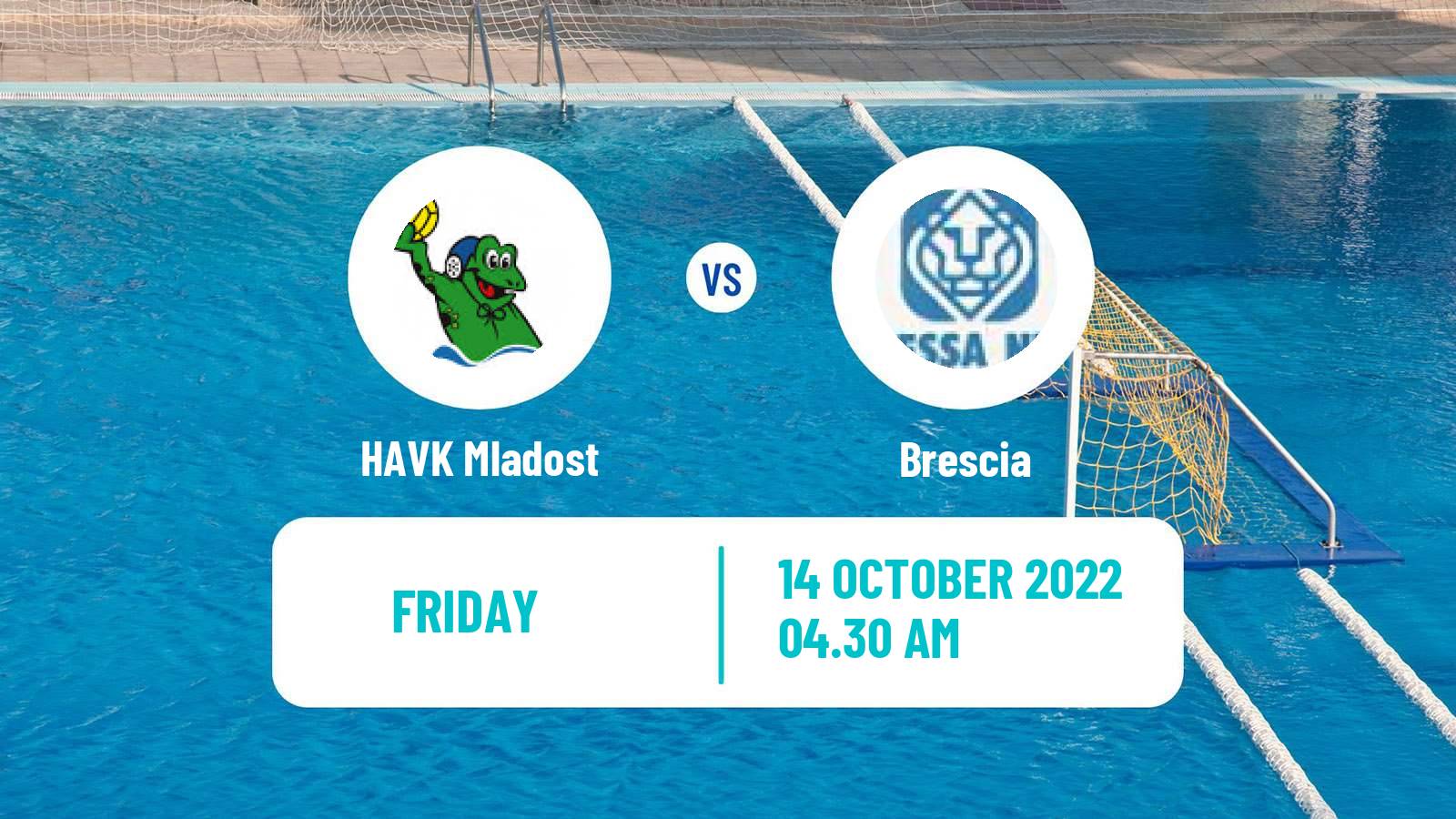 Water polo Champions League Water Polo HAVK Mladost - Brescia
