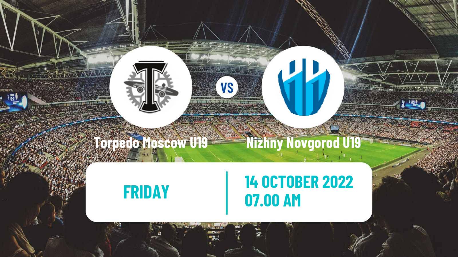 Football Russian Youth League Torpedo Moscow U19 - Nizhny Novgorod U19