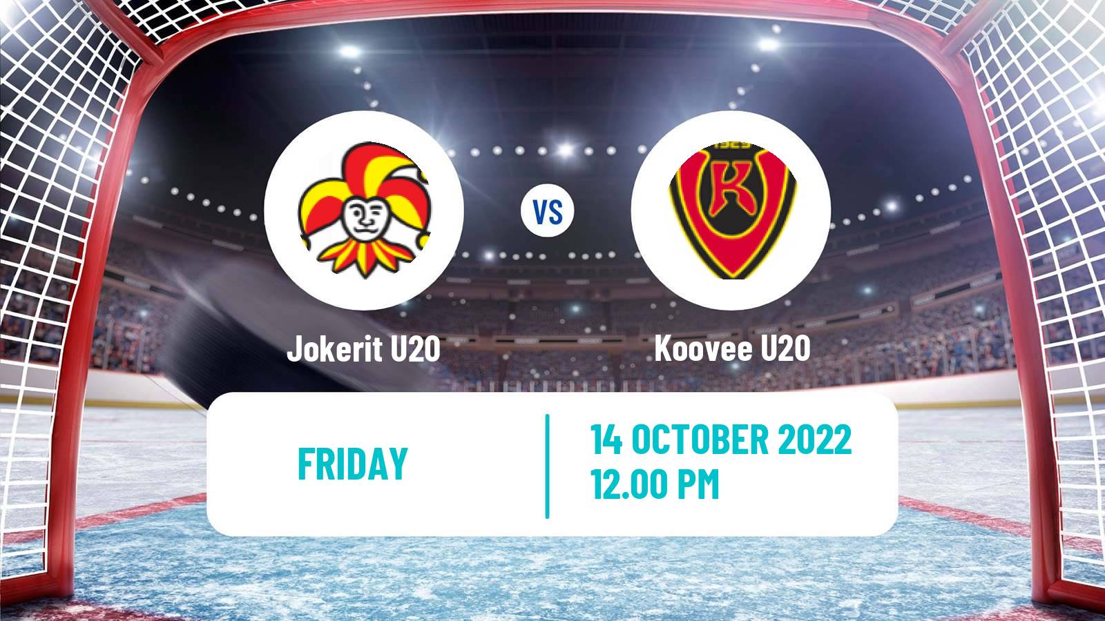 Hockey Finnish SM-sarja U20 Jokerit U20 - Koovee U20